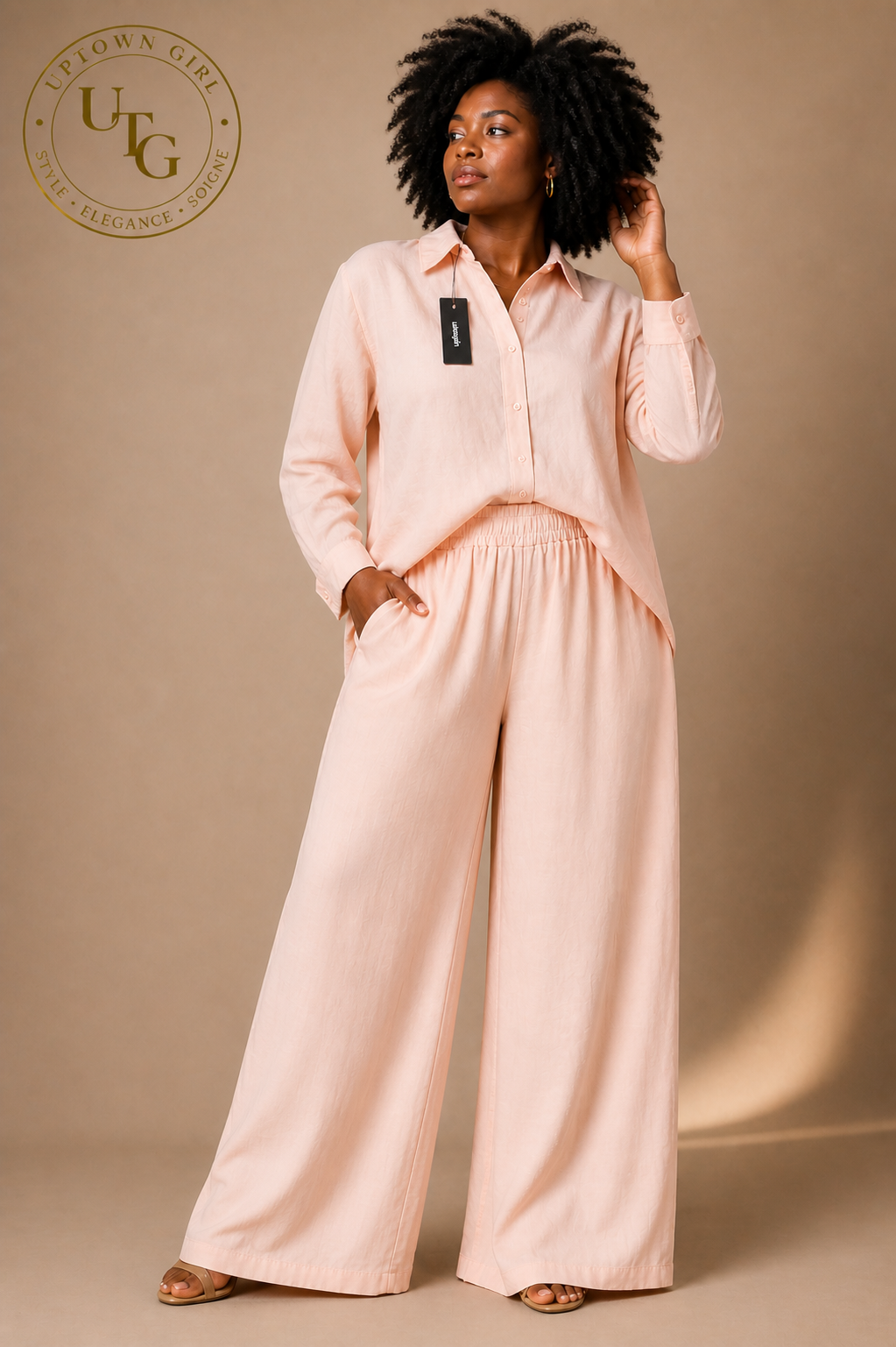 Luxe Wide-Leg Two-Piece Set