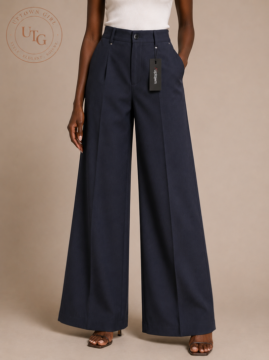 Tailored Wide-Leg Trousers