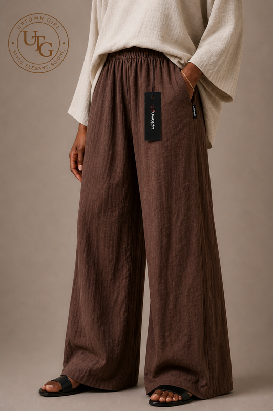 Relaxed Wide-Leg Trousers