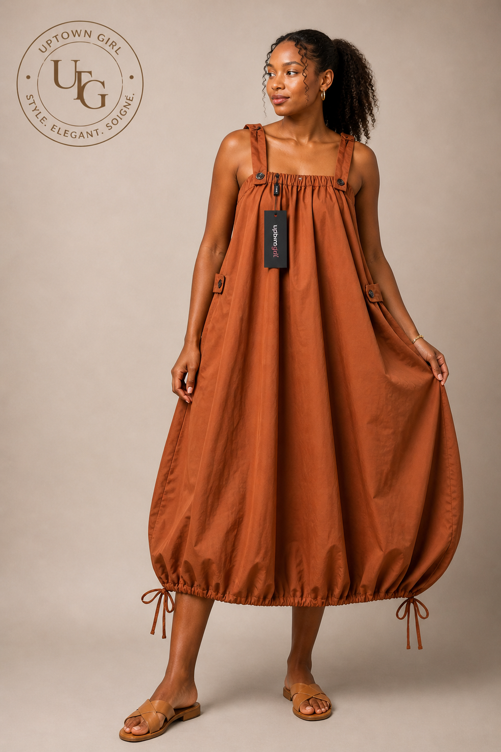 Casual Long Strap Dress