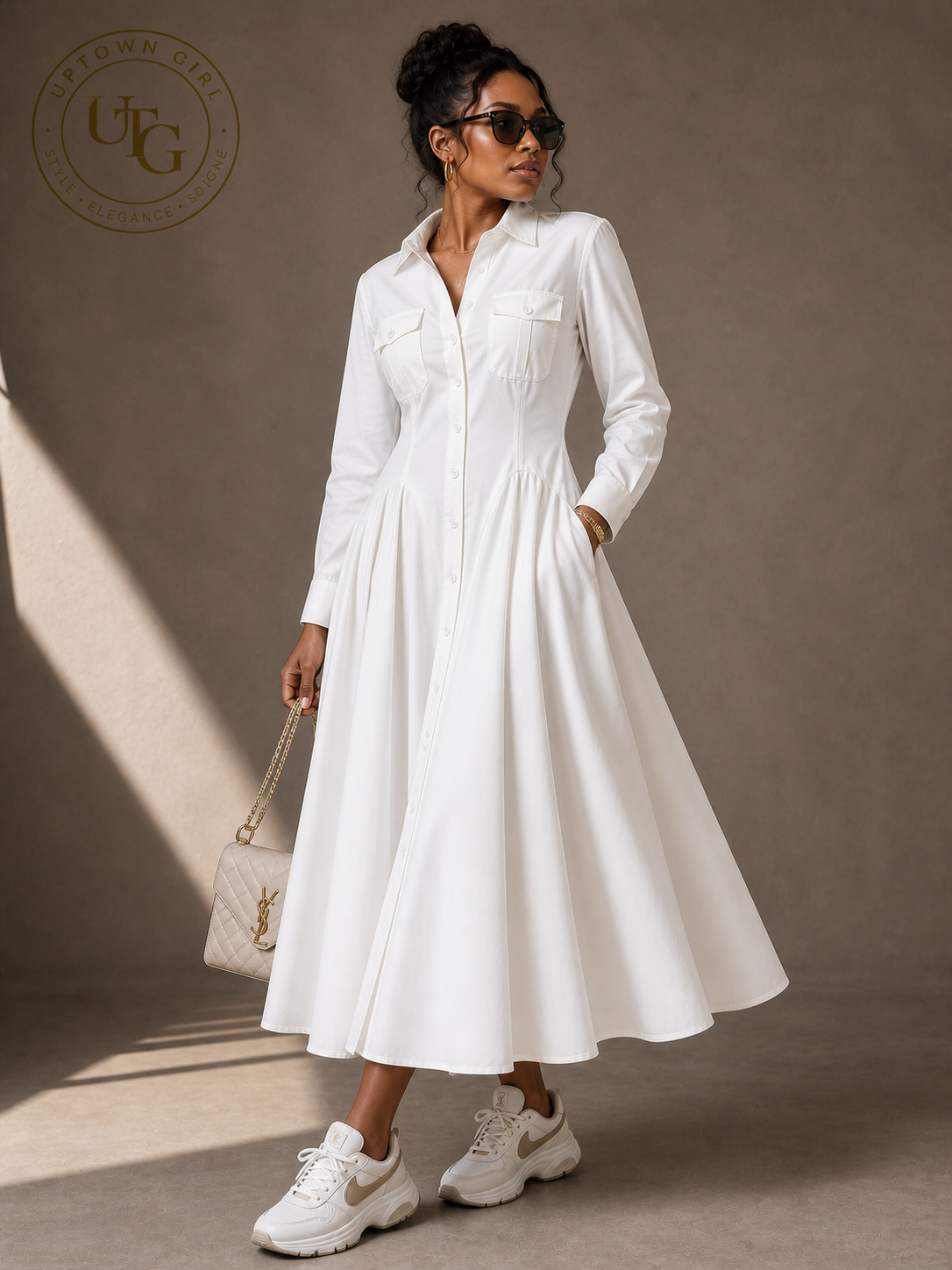 Elegant Longline Dress