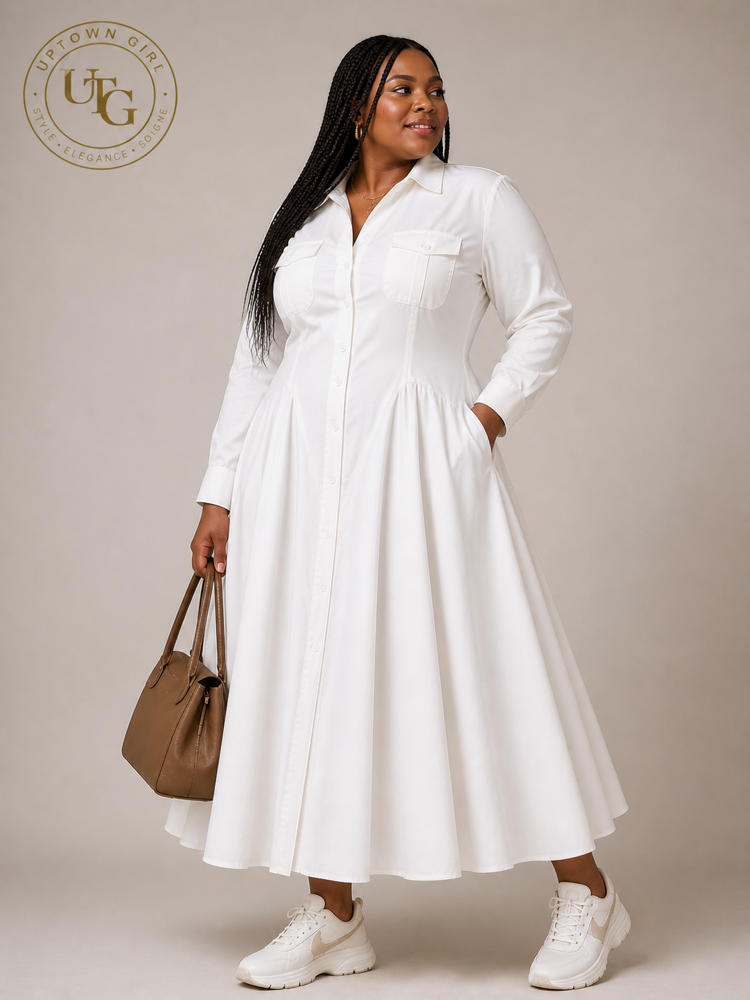 Elegant Longline Dress