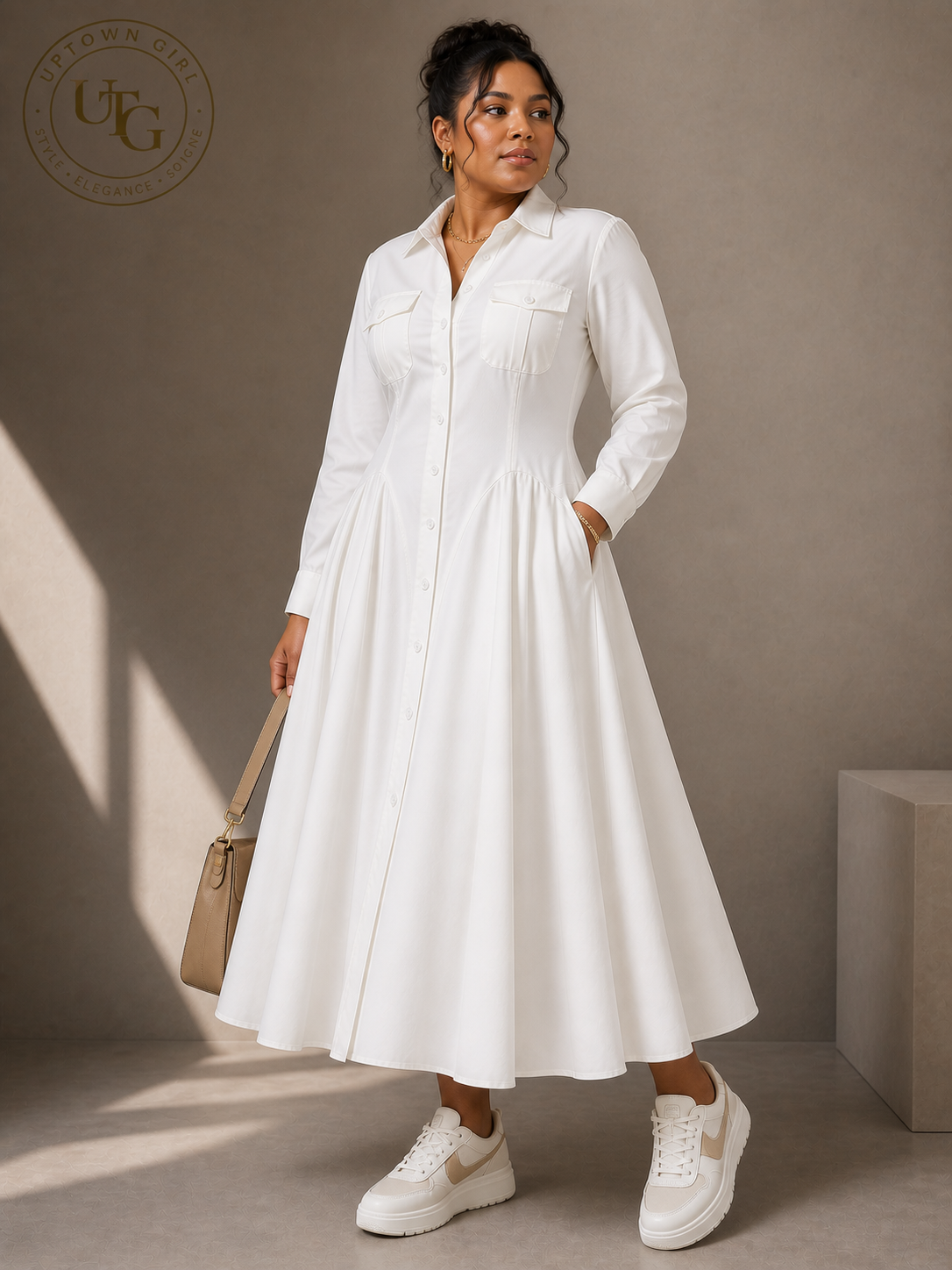 Elegant Longline Dress