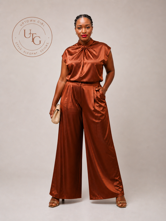 Luxe Wide-Leg Two-Piece Set