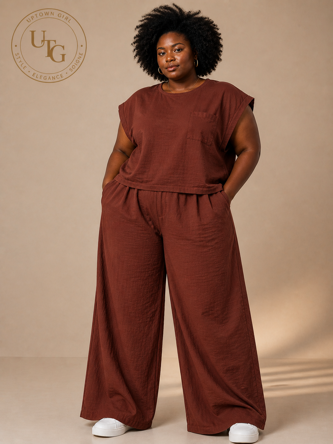 Luxe Wide-Leg Two-Piece Set