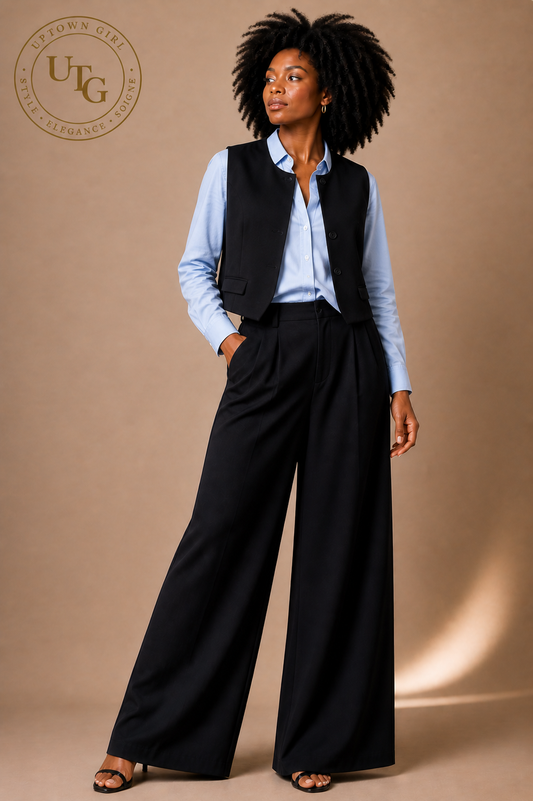 Luxe Wide-Leg Two-Piece Set